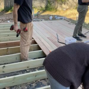 Aylya Marzolf Instagram - Renovating a house and building more than a deck. Swipe through to see what else we’ve been making…. 🏡
