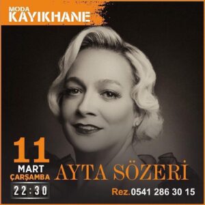 Ayta Sözeri Instagram - @aytasozeri @modakayikhane
🔸Ayta Sözeri, Muhteşem sahne performansıyla 11 Mart Çarşamba Günü Moda Kayıkhane sahnesinde sizlerle! 
Biletler👉Biletix ve Moda Kayıkhane Gişelerinde!

Bilgi ve VIP rezervasyon için 0541 286 3015📞

@biletix @powerturk #modakayıkhane #altınpalmiye #yuzdeyuzmusic #powerturk #livemusic #müzik #eğlence #biletix #kadıköy #konser #moda #sanatçı #canlımüzik #akustikmüzik @aytasozeri