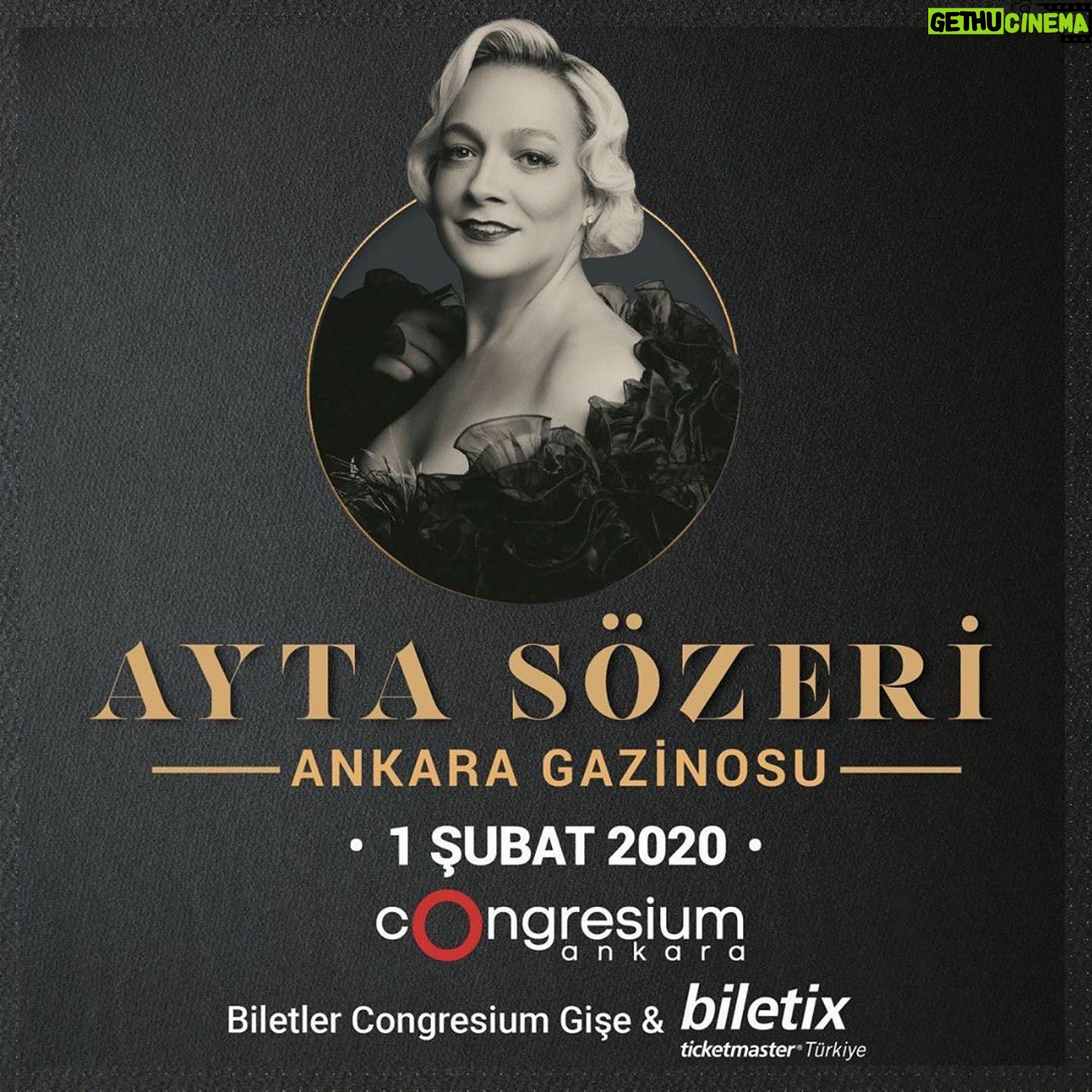 Ayta Sözeri - 279 Likes - #Repost @congresiumankara
・・・
En sevilen şarkıları bir de onun sesinden dinleyin. Ayta Sözeri, 1 Şubat 2020’de akıllardan çıkmayacak bir geceye imza atmaya geliyor. Biletler; Biletix'te.
#Congresium #CongresiumAnkara #AytaSözeri