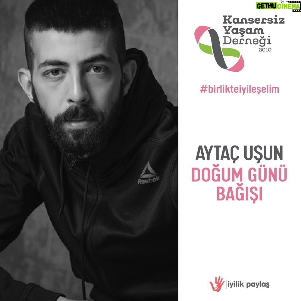 Aytaç Uşun - 27.9K Likes - 12 Ocak benim doğum günüm. Bu yıl sizlerin de destekleriniz ile doğum günüm, kanser hastası çocuklara yaşama dönüş için UMUT olacak. @iyilikpaylas sosyal bağış platformu üzerinden @kansersizyasam için kampanyamı açtım ve doğum günümü bağışladım. Bio’ma bağış linkimi bırakıyorum. Bir çocuğu güldürüp yanağındaki gamzeyi görünür kılmaktan daha güzel ne olabilir ki hayatta… Canı yürekten desteklerinizi heyecan ile bekliyorum.