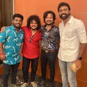 Azhar Instagram - Happy kalyanam @tamil_rithika ❤️ gorgeous nanbi 💐 with vitukarr vinu bro 
Kores - @vijaytvpugazh ❤️ @vinothbabu_m ❤️ @nanjilvijayan ❤️
