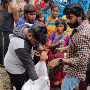 Azhar Instagram - Today's We Food Distribution For Most Flood Affected Area Peoples.. They are so struggling for food and electricity. 

Thanks a lot For Your Big Support 💪 @tsk_actor Bro @azhar__official Bro 

If Your Interest means let's come and join us 💪 
#flood #michaungcyclone #imaigalsocialservice #michaung #food #instapost #instagram