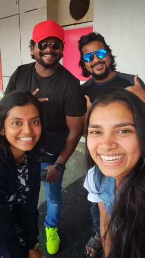 Azhar Instagram - Our Own #ranjithame @manasimm with us ❤️❤️ 
Thalapathy kuda mass panitinga❤️‍🔥❤️‍🔥 @azhar__official mapla ❤️ #varisu #azhartsk