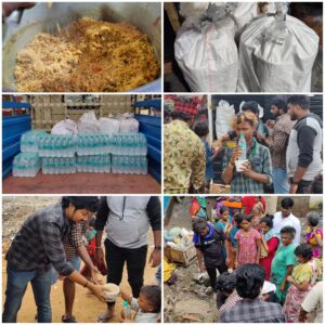 Azhar Instagram - Today's We Food Distribution For Most Flood Affected Area Peoples.. They are so struggling for food and electricity. 

Thanks a lot For Your Big Support 💪 @tsk_actor Bro @azhar__official Bro 

If Your Interest means let's come and join us 💪 
#flood #michaungcyclone #imaigalsocialservice #michaung #food #instapost #instagram