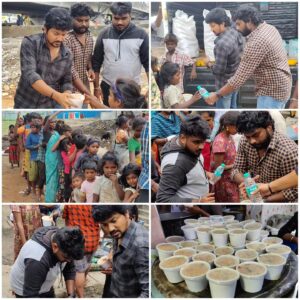 Azhar Instagram - Today's We Food Distribution For Most Flood Affected Area Peoples.. They are so struggling for food and electricity. 

Thanks a lot For Your Big Support 💪 @tsk_actor Bro @azhar__official Bro 

If Your Interest means let's come and join us 💪 
#flood #michaungcyclone #imaigalsocialservice #michaung #food #instapost #instagram