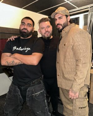 Azis Instagram - Working moments “Cveto” Backstage @fikistoraro @gugi.kronos #azis #fiki #азис #фики