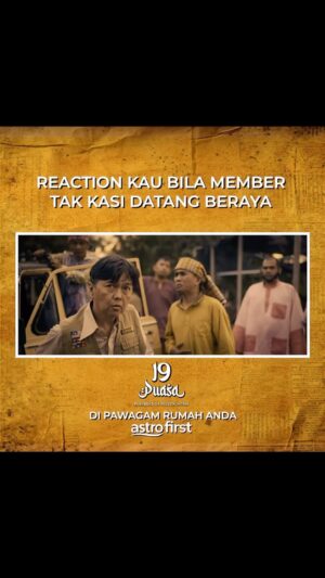 Aziz M. Osman Instagram - Siapa ada member yang tak suka beraya? Cuba tag member korang tu 🫣😂

Saksikan filem 19 Puasa: Playboys of Plestik Hitam Kini Di Astro First atau On Demand Store. 

#19Puasa #PlastikHitam  #AstroFirst #OnDemand #MasaAnugerahTerindah #MovieRecommendation #SembangEntertainment #NewRelease #SembangMovie #KongsiBersama #DramaTiktok #KongsiJer #KongsiPOV