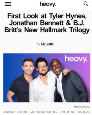 B.J. Britt Instagram - We can’t wait you to meet THE GROOMSMEN, this fall streaming on Hallmark Plus