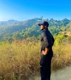 B.J. Britt Instagram - There’s nothing like starting the day with a hike at sunrise. Do you prefer working out in the morning or evening?