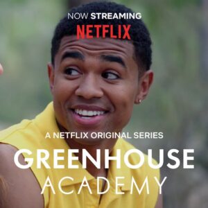 B.J. Mitchell Instagram - We’re back!! If you haven’t already started, now’s the time to catch ALL NEW episodes of @thegreenhouseacademy on @netflix! Or you can binge four seasons straight. Totally up to you 😉🦅