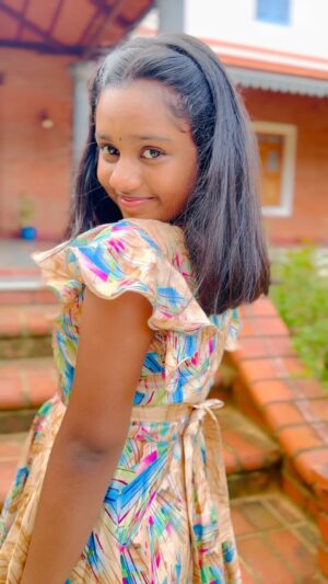 Baby Kaavya Instagram - 🤍

Costume By : @fashionfeathers_f2 

#kaavya #kaavyahoney #narmadha #mahanathi #vijaytv