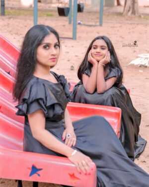 Baby Kaavya Instagram - My mother was my role model before I even knew what that word was.
.
💄@_simran_artistry 
📸@swetha22_photography
👗@mode.rn_fashion 
💅@vidyus_styling_nails 
.
.
#kaavya #narmadha #mahanadhi #vijaytv #serial #artist #childartist #bts #love #instagood #photooftheday #tbt #beautiful #cute #me #happy #fashion  #followme #mom #daughter #momdaughter #twinning #photoshoot #momlife #posing #momanddaughter #photography #black #outfit