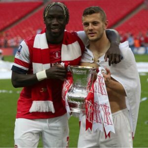 Bacary Sagna Instagram - Because memories stay 😍, 6 years ago today... 16th/17th may 2014. That was a craaaaaazy day isn’t it 😅. Not only because of the scenario of the Fa Cup final...but because i knew it would probably be my last game with @arsenal .. a total mix of emotions. Feeling 🤲🏾 Blessed 🤲🏾 #facupfinal2014 #arsenal #winners #winningfeelsgood #farewellgame #wembleystadium #mybrothers