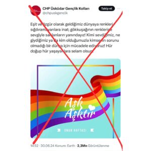 Bahadır Yenişehirlioğlu Instagram - CHP’li #Beşiktaş Belediyesi ve CHP’nin #Üsküdar Gençlik Kolları Başkanlığı vasıfsız parti politikasını olanca açıklığı ile ifşa etmiş; bilinç altında biriktirdiği milli ve manevi değer düşmanlığını dışarı vurmaktan çekinmemiştir!

Yüce Allah; kendi ruhundan üflemek suretiyle toprağa can vermiş ve bu şekilde yarattığı insanı eşref-i mahlûkat vasfıyla şereflendirmiştir.

Sözde özgürlük savunucusu özde ise sapkınlık payandası olanlar; insanı ruhsuz bırakarak ortada kalan toprağı mülevves nifak tohumlarıyla çamurlaştırmaya çalışmaktadır.

Ortaya koydukları renklerin masumiyetini alçak emellerinin bir maskesi olarak kullananlar evlatlarımıza, aile kurumuna ve tüm insanlığa savaş açmıştır.

Günümüzde insanın; kimliğine, sıfatlarına, ahlâkına ve fıtratına uygun olmayan birtakım sapkın düşünceler maalesef radikal grupları etrafında toplayan bir mıknatısa dönmüş durumdadır.

Bu sefil güruhun ve çürük zihniyetin hezeyanlarıyla ilk günden itibaren kararlılıkla mücadele ediyoruz.

Ar ve namus, edep ve haya, utanma ve sıkılma gibi duygulardan nasipsizlerin, kültürel değerlerimizin üzerinde tepinenlerin kendilerini CHP ile akredite etmeleri akılla, mantıkla ve izanla izah edilebilecek bir hadise değildir.

Kurucu parti olma vasfıyla övünenlerin toplumu imha sürecine çanak tutmaları, kamu binaları ile kaynaklarını bu ihanete alet etmeleri çürümüşlüğün ve siyaset üretme noktasında tükenmişliğin en acınası halidir.

Kendi kokuşmuş fikirlerini bir truva atı gibi kullananlarla; ellerinde matah bir şeymiş gibi salladıkları paçavraların gölgesinde ihanetin yolundan gidenlerle ve toplumumuzun yapısını bozmaya çalışan bu hastalıklı fikirle tavizsiz bir şekilde mücadele etmeyi sürdüreceğiz!