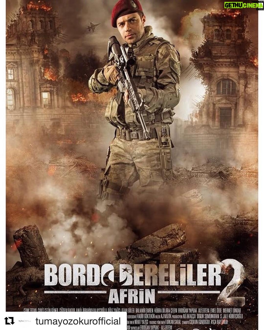 Balamir Emren - 2.6K Likes - #Repost @tumayozokurofficial with @get_repost
・・・
🌟🌟🌟 : Balamir Emren
Başarılı oyuncumuz @balamiremren 'in baş rolünü oynadığı "Bordo Bereliler 2 Afrin" sinema filmi, bugün vizyonda! 🎉 #balamiremren #tumayozokurofficial #bordobereliler2afrin @bordoberelilerafrin