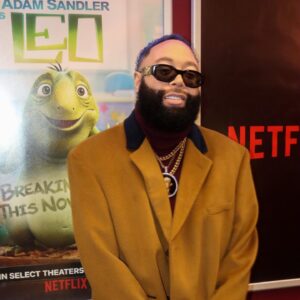 Bandit The Rapper Instagram - LEO movie screening 

Thanks for having me: @Netflix @LeoMovieNetflix 

📸: @yungssfe @_safephotos_

#netflix #BanditTheRapper #AdamSandler#LeoMovieNetflix  #VIP #MovieScreening