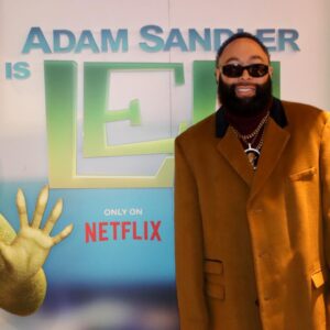 Bandit The Rapper Instagram - LEO movie screening 

Thanks for having me: @Netflix @LeoMovieNetflix 

📸: @yungssfe @_safephotos_

#netflix #BanditTheRapper #AdamSandler#LeoMovieNetflix  #VIP #MovieScreening