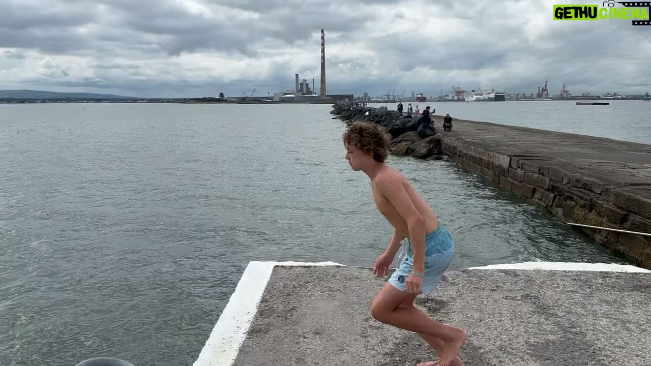 Banks Repeta - 14.9K Likes - The Irish Sea @chubbies #adventure #irishsea #ireland #water #swim #banksrepeta #chubbies