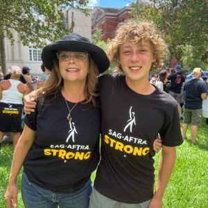 Banks Repeta Instagram - SAG AFTRA RALLY in Wilmington NC #sagaftra #actors #actorsstrike #solidarity #9ninarepeta #ncfilm #film