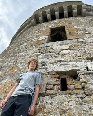 Banks Repeta Instagram - Explored this Martello Tower on Ireland’s Eye. For centuries this island has been uninhabited. #ireland #martellotower #howth #adventure #hike #explore #travel