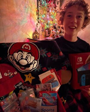Banks Repeta Instagram - Bring on the FUN.  Thank you Nintendo @Nintendo for this incredible gift.  Nintendo Switch!  I’ll let you know which game is my favorite.  #gift #freeproduct #freeproducts #nintendoswitch #animalcrossing #kirbyandtheforgottenland #mariocartdeluxe8 #mariostrikersbattleleague #nintendoswitchsports #uglychristmassweater