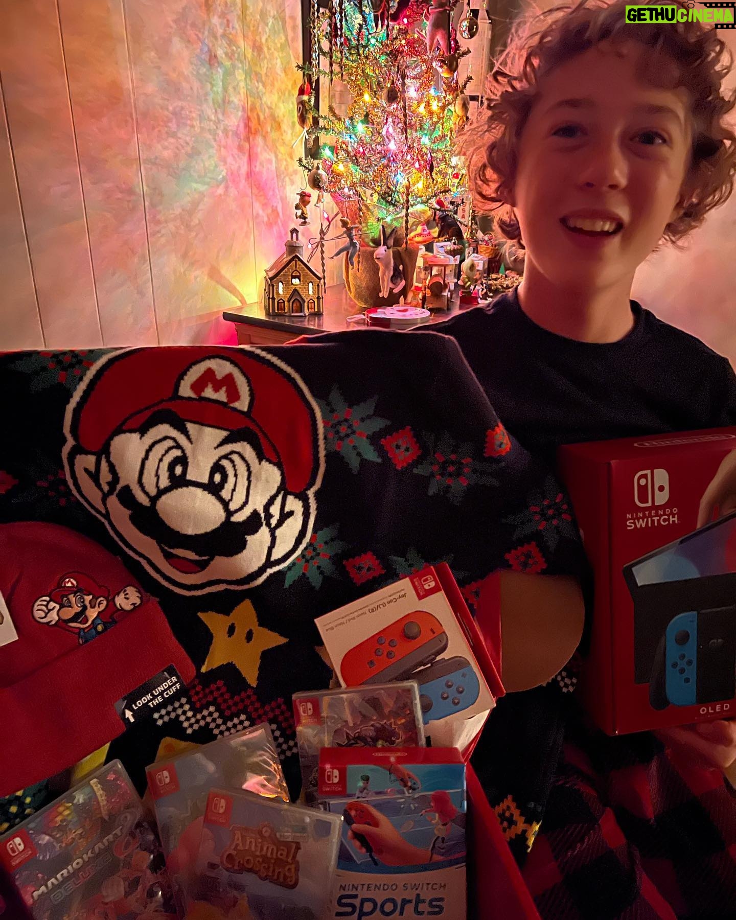 Banks Repeta - 32.4K Likes - Bring on the FUN. Thank you Nintendo @Nintendo for this incredible gift. Nintendo Switch! I’ll let you know which game is my favorite. #gift #freeproduct #freeproducts #nintendoswitch #animalcrossing #kirbyandtheforgottenland #mariocartdeluxe8 #mariostrikersbattleleague #nintendoswitchsports #uglychristmassweater
