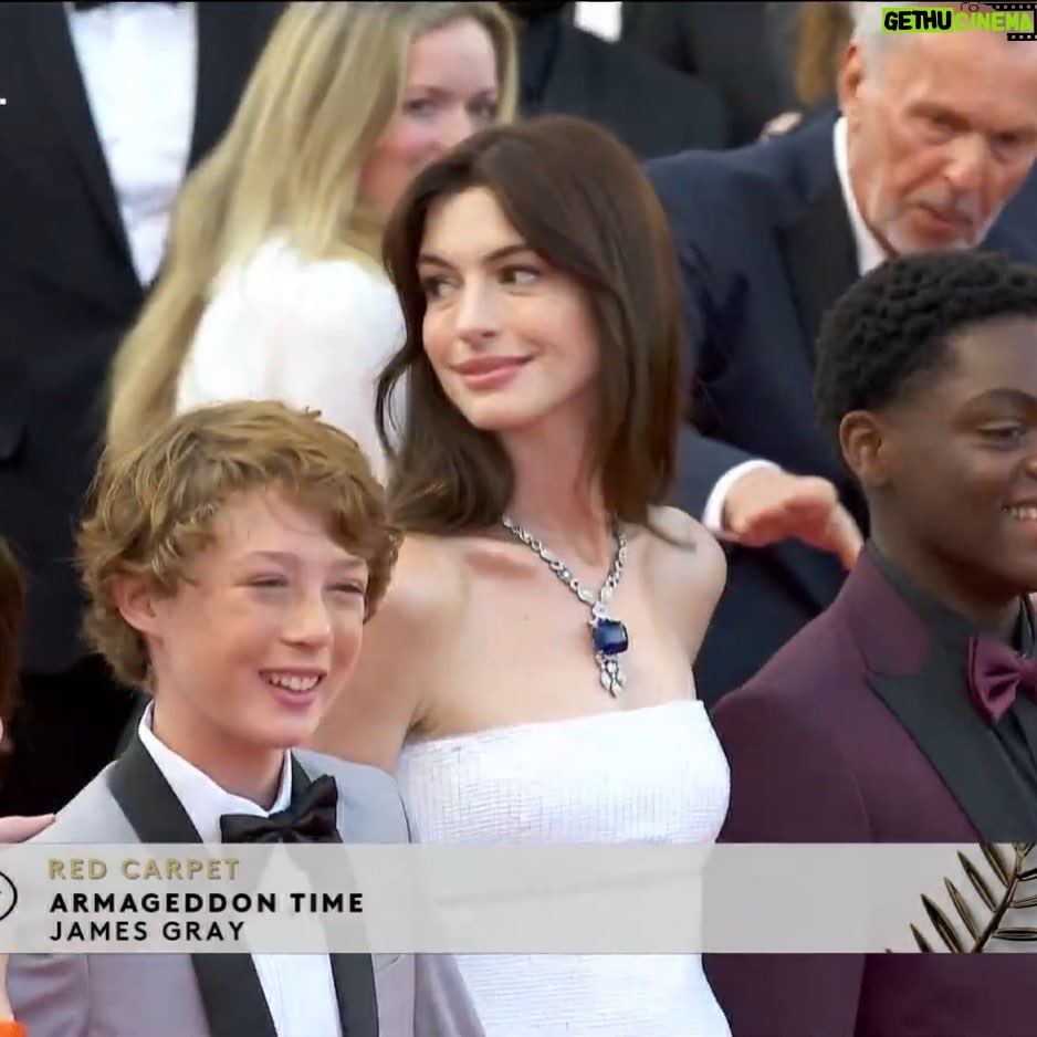 Banks Repeta - 12.7K Likes - On the red carpet at Cannes with my Armageddon Time mom. #annehathaway #armageddontime #france #film#jeremystrong #focusfeatures #universal