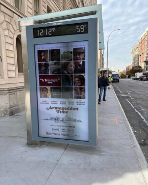Banks Repeta Instagram - A friend just shared this from a street in NY! #movie #movieposter #armageddontime #banksrepeta