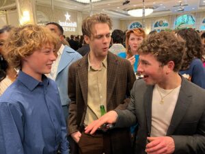 Banks Repeta Instagram - Fun running in to these fellow actors at the BAFTA tea! #bafta #awards #actor #happytobehere #tysimpkins #gabriellabelle #baftateaparty #losangeles #armageddontime