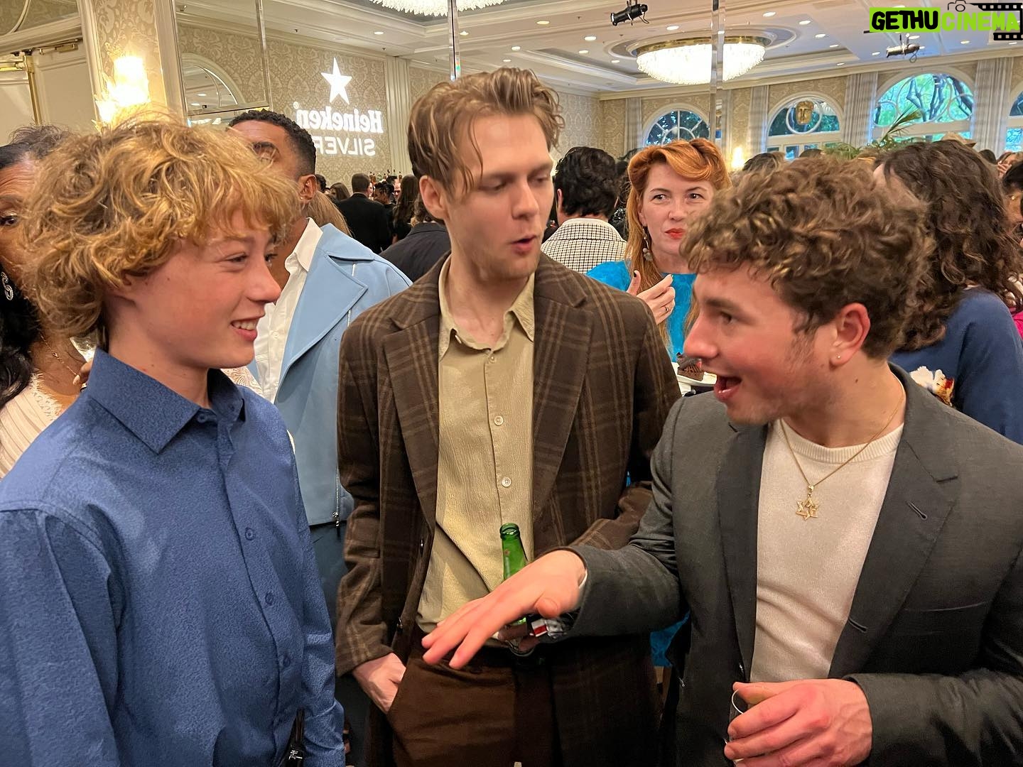 Banks Repeta - 26K Likes - Fun running in to these fellow actors at the BAFTA tea! #bafta #awards #actor #happytobehere #tysimpkins #gabriellabelle #baftateaparty #losangeles #armageddontime