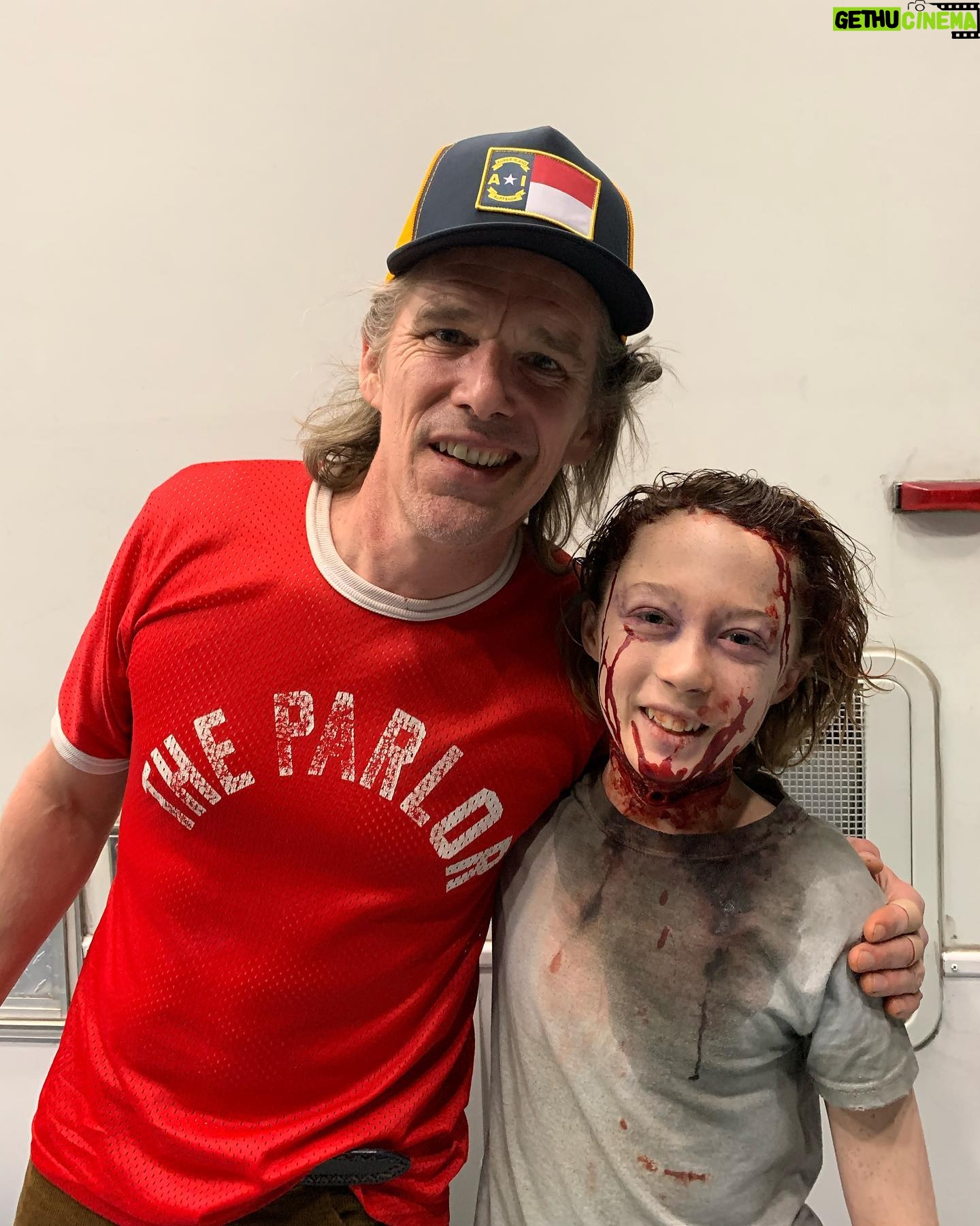 Banks Repeta - 39.2K Likes - Me and Ethan Hawke on the set of Black Phone. #blackphone #theblackphone #blackphonemovie #ethanhawke #banksrepeta #sknabz #wilmingtonfilm #filmnc