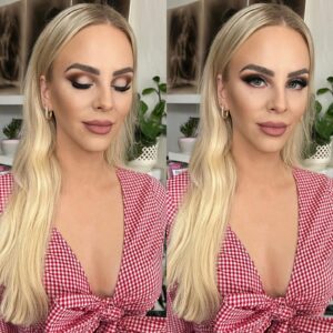 Barbora Balúchová Instagram - Líčenie krásnej @barborabaluchovaofficial. 💋❤️💄