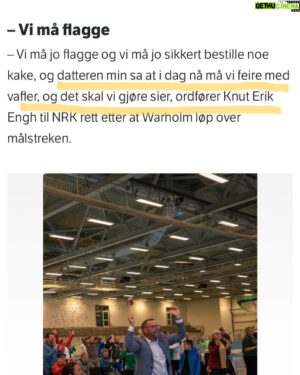 Bård Tufte Johansen Instagram - Såså nå må de ta det litt med ro i Ulsteinvik.  Greit det ble OL gull men det er tirsdag.