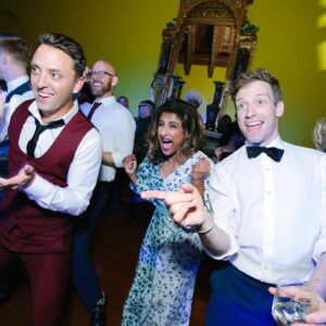 Barrett Foa Instagram - Remembering social interaction while practicing social distancing. TB to perhaps the most fun wedding ever. @tylermarcumla   @gingerbeardbaker = ❤️🍸🎉#michaelgottyed