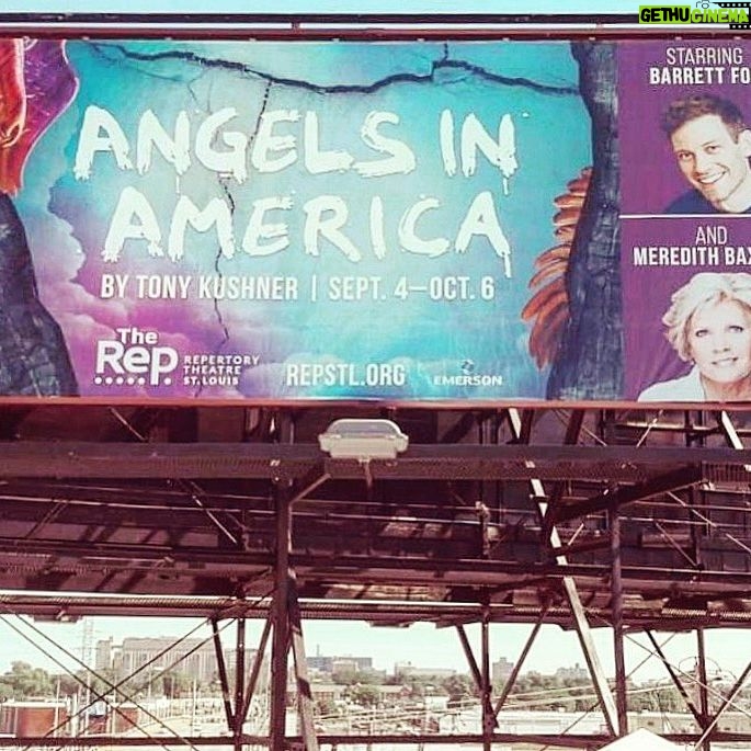 Barrett Foa - 3.5K Likes - If you’d have told me 25 years ago that one day I’d be on billboards all over St. Louis, Missouri alongside my favorite TV mom of all time, I’d say... “Yeah. That sounds about right!” 😜 #meredithbaxter #FamilyTies
#ElyseKeaton #AngelsInAmerica #ncisla #ericbeale #billboard #billboards2019 #stl #meredithbaxterbirney #tonykushner #theatre #theater