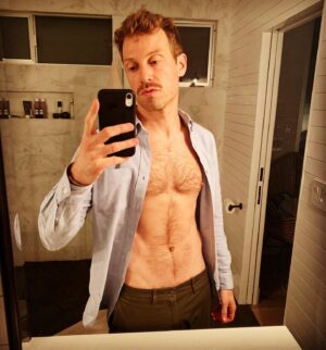 Barrett Foa Instagram - Does this stache make me look skinty? 👨🏼