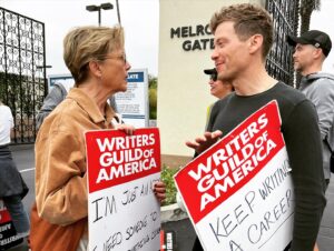 Barrett Foa Instagram - Read to the end for the story of how I got Annette Bening’s (4x Academy Award-nominated) digits in my phone.  (Yeah, we text now 🤳🏽💬)  

I recently had the honor of meeting Annette Bening while picketing in support of the Screen Actors Guild and our sister union, the Writers Guild of America. What a trip to be marching outside the iconic gates of Paramount Studios (where I spent 12 years of my life shooting over 275 episodes of NCIS: Los Angeles) next to my longtime co-star and bestie, @reneefelicesmith (and director @directedbypaul ) As about 100 of us gathered, Annette introduced herself as Chair of the Board of Trustees at the Entertainment Community Fund (formerly The Actors Fund), @alifeinthearts letting everyone there know that the Fund is a safety net for EVERYONE in the entertainment industry - particularly in times of great need. If you or anyone you know needs a hand right now, please reach out to them for help with everything from rent, to medical care, to grocery bills, to health insurance counseling, to mental health support.  The Fund helps not only actors and writers, but all arts workers: camera operators, dancers, stage managers, casting directors, electrical grips, comedians, prop masters, theatre ushers, you name it!EntertainmentCommunity.org

Okay, the fun part: After her speech, I introduce myself as Vice President of the Board of @every_day_action and tell her about the incredible work we do every day (rescue uneaten catered meals from film and TV sets [otherwise destined for the dumpster] - and donate them directly to our food-insecure and unhoused neighbors all over LA). I then tell her how Every Day Action has started working closely with the Entertainment Community Fund by delivering fresh meals to 2 of their housing facilities.  She lights up and says, “You MUST to take my number.” My heart stops.  I hesitate and before I can inhale, she grabs my phone and enters her (4x Academy Award-nominated) digits.  

Yeah. We’re basically besties.
Annette - I’m huge fan of your incredible work on screen.  But I’m a true fanboy for your generosity towards those in need.  Thank you.

#wgastrong #wgastrike #sagaftra #sagaftrastrong