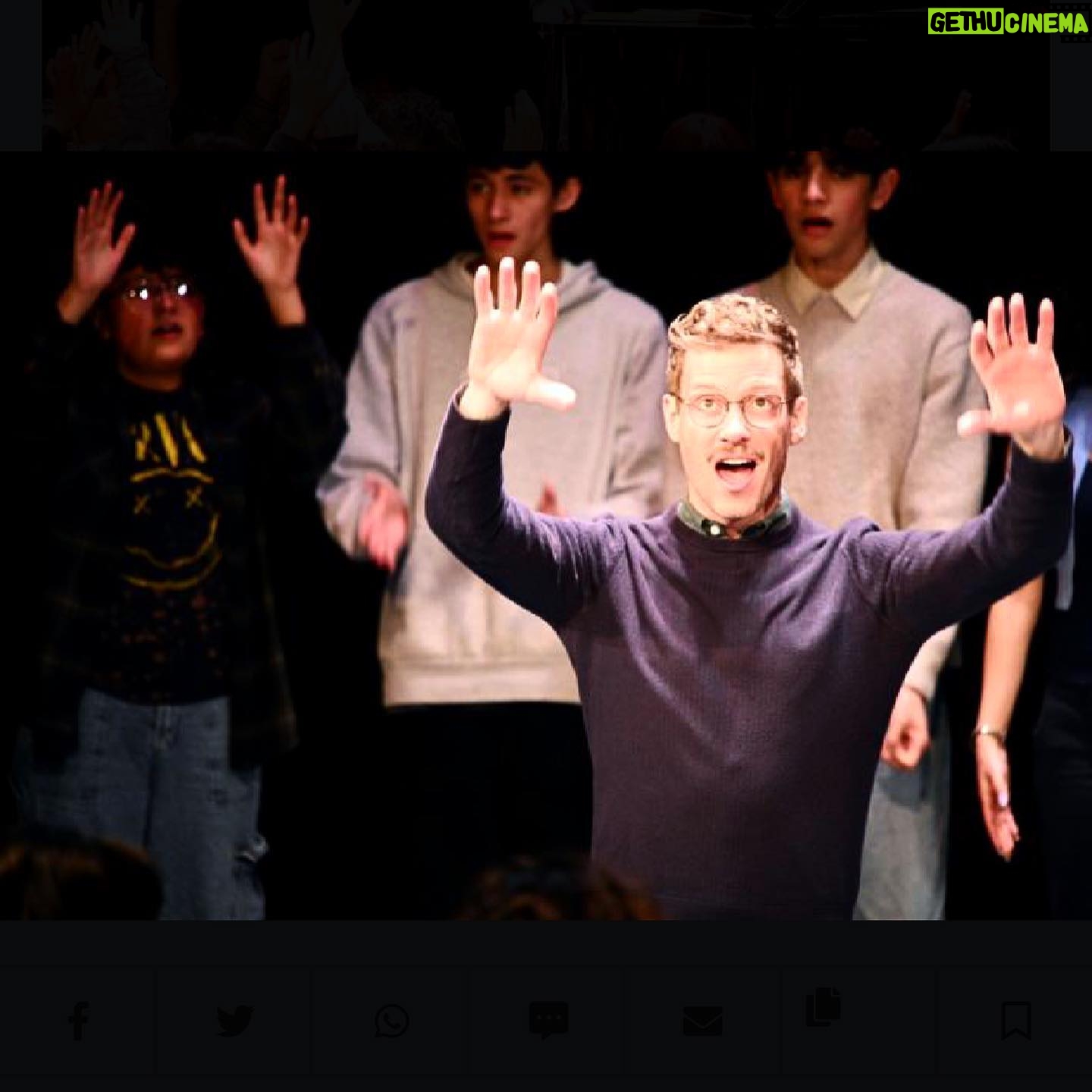 Barrett Foa - 3.2K Likes - A few weeks ago, I had the absolute pleasure of teaching 50 incredible humans in Santa Maria, CA. The students of Pioneer Valley High School and their theatre teacher @selynharwin could not have been more welcoming, daring, connected, open, trusting, or talented.
After I led them through warms ups (inspired by @therealalexandrabillings @emilystellafletcher and @zivameditation) I had the privilege of coaching them on songs and monologues.
These young actors were tacking big, rich, mature material: “Being Alive” from COMPANY, “She Used To Be Mine” from WAITRESS, “Roxie” and “When You’re Good to Mama” (from their upcoming production of CHICAGO) and knocking every song out of the proverbial park.
Perhaps my favorite moment of the day was one student who sang “This is Me” from THE GREATEST SHOWMAN. He was a bit timid out of the gate, but then he opened up about how he plays sports, but he feels his true spirit come alive when in the presence of his theatre community. I asked him to sing the song again - this time to his parents and football coach. He dug deep, accepted the challenge, and blossomed right before our eyes. As he sang, his body and his purpose came online, and suddenly all 50 kids were waving their phone flashlights from the audience like he was headlining a rock concert. Tears were streaming. It was one of those breakthrough moments every mentor and student dreams of and I’ll never forget it.
Risks were being taken. Habits were being broken. “Ah-ha!” revelations were being made. We were all having so much fun that I stayed way past my scheduled 2 hours, and I got to cap off the day with a song.
It was a joyous, rewarding, celebratory afternoon that reminded us all of the importance of art, connection, storytelling, truth, craft, and the sense of community that only theatre can provide. I am forever changed.
Thank you @broadwayplus @selynharwin @pioneervalley @righettihs @righettidramaclub and the Santa Maria Joint Union High School District Career Technical Education theater students. 📸 @rdelapena.photos @santa_maria_times
