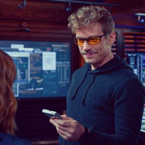 Barrett Foa Instagram - Yo girl, I missed you something awful. Guess what? I got you present. Yeah. That’s right.  It’s the big holiday episode of NCIS: Los Angeles.  I worked real hard on it. See these big blond curls and this sexy porn stash? You know what they mean? They mean I love you. Haha. Yeah. Do I make you smile? Yo, this is cray, but these yellow glasses really bring out the rosiness in them cheeks of yours. You’ll always be my #1 lady. I got a fireplace. Wanna cuddle? 

#ncisla