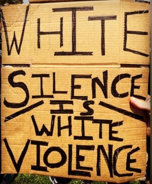 Barrett Foa Instagram - “Speaking out against white supremacy and race-based violence does not make you anti-white, anti-police, right or left. It makes you pro-justice. Pro-black life. Pro accountability. And pro-racial equality. Caring about the life of another isn’t political – it’s human.” —Shannon Griffin
@literally_cultured 
#sayhername #sayhisname #peacefulprotest #protest #blm #blacklivesmatter