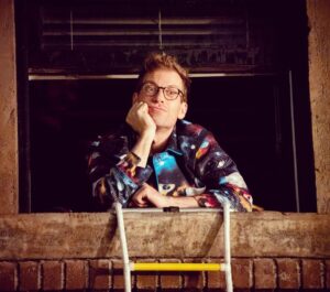 Barrett Foa Instagram - Daydreaming about Eric Beale’s bumblingly triumphant return to NCIS: LA. “Kill Beale: Vol. 1” airs this Sunday! #ncisla #space #pjs #pajamas #ladder #window #daydream
