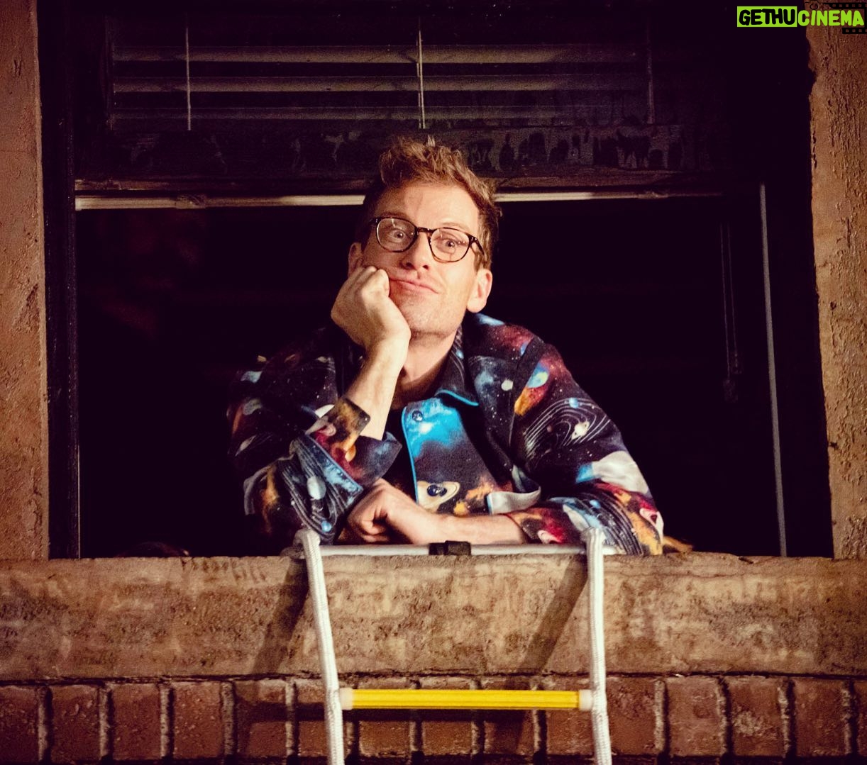 Barrett Foa - 6.9K Likes - Daydreaming about Eric Beale’s bumblingly triumphant return to NCIS: LA. “Kill Beale: Vol. 1” airs this Sunday! #ncisla #space #pjs #pajamas #ladder #window #daydream