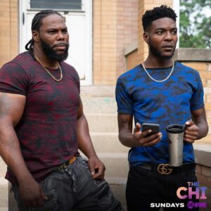 Barton Fitzpatrick Instagram - Tables turn a wee bit early this season for us @bigmikethechi ....DONT MISS Episode 4 of Season 2 directed by CHICAGO’S OWN @mrcarlseaton 💯🔥✊🏾 #Reg&BigMike4L who y’all think we looking at? TOMORROW