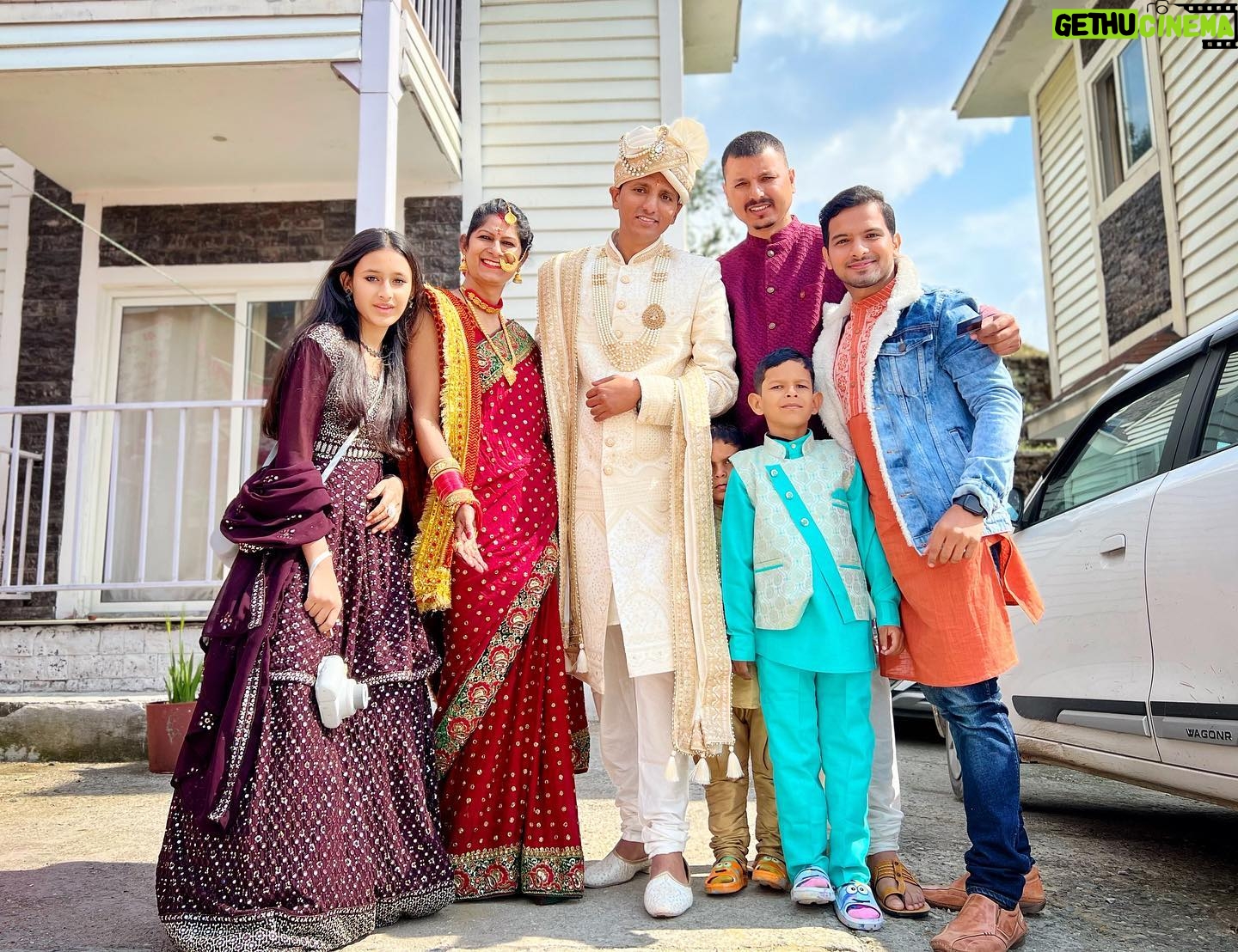 Basant Bhatt - 30.7K Likes - Many many congratulations to my beloved newly wedded brother @pwn_joshi and Ganga for the beginning of this beautiful journey together. God bless you both with immense happiness and prosperity ✨ #pawanganga24
