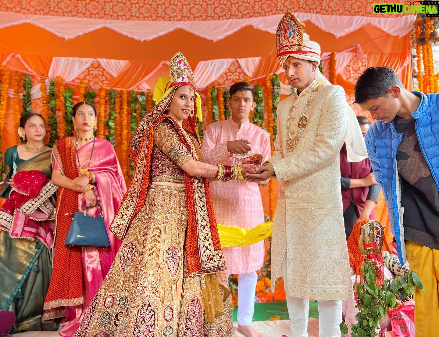 Basant Bhatt - 30.7K Likes - Many many congratulations to my beloved newly wedded brother @pwn_joshi and Ganga for the beginning of this beautiful journey together. God bless you both with immense happiness and prosperity ✨ #pawanganga24