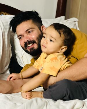 Basheer Bashi Instagram - To my little one on his special day 😍 Happy 1st Birthday EbruUu Mwaaahhh 😘🥳 @muhammad_ebran_basheer ❤️