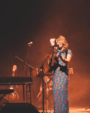 Basia Bulat Instagram - En route to Halifax for our show this evening at @lighthouseartscentre 🌸🌸 It’s so nice to be back on the east coast 💕💕 

Photo by Michael Tommasone -  @moshpit_memories - who has captured so many great pics of The Garden Tour ❤️❤️