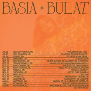 Basia Bulat Instagram - I’ll be returning to Nova Scotia and PEI next month for a few intimate solo performances 🌸 I can’t wait to share what I’ve been working on 🌺 Tickets on sale now (link in bio)! 💕
xo
bb

Poster: @juicefox 
📸: @richmondlam