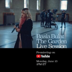 Basia Bulat Instagram - 🌸🌸🌸I'll be sharing The Garden (Live Session) on YouTube on Monday🌸🌸🌸

Join me for a live stream before at 12h30ET where I’ll chat with you all and share some other exciting news!!!
I'm very proud of this one. 

You can subscribe to my YouTube Channel at the link in bio to be notified🌷