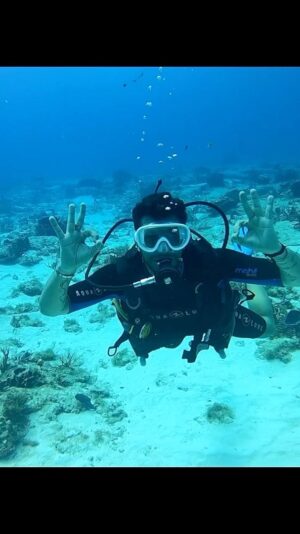 Bastien Muñez Instagram - Petit extrait de cette journée plongée à Cozumel ! On a pu y voir entre autre, requins, tortues, murènes, raies, langoustes etc. On pense vous faire une bonne grosse vidéo résumant un peu notre séjour en rentrant. En attendant.. Voici quelques moments de cette plongée avec une olive 🫒 magistrale en prime 😂 !!